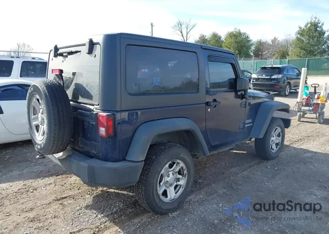 2013 Jeep Wrangler Sport from USA, damaged, VIN 1C4AJWAG4DL607751
